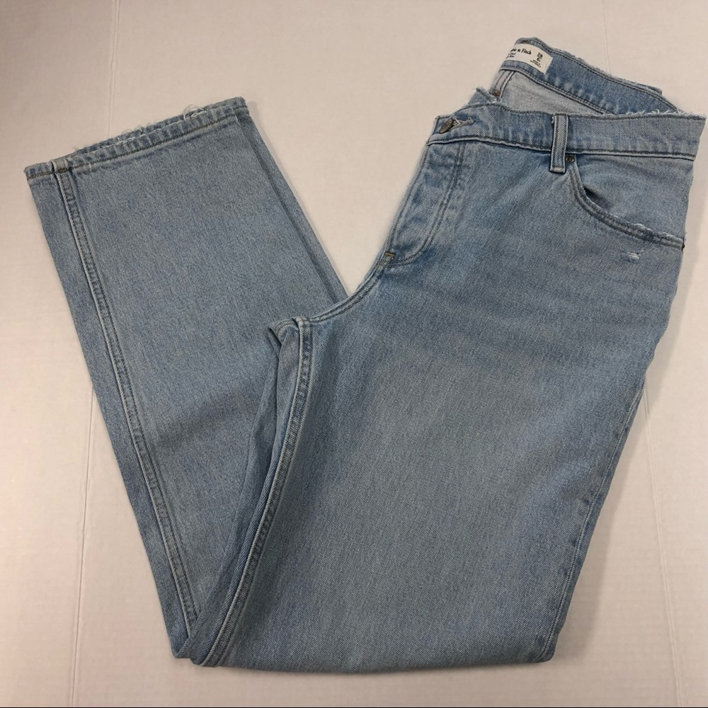 Abercrombie & Fitch The Dad High Rise Jeans Women’s Size 28/6R Button Fly